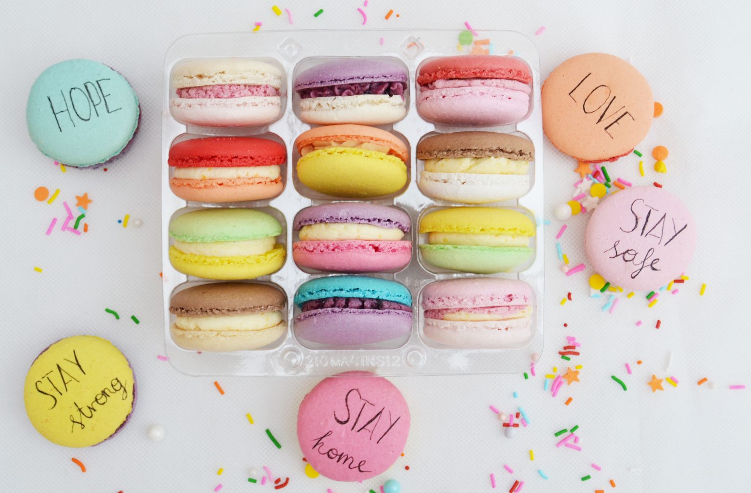 STAY SAFE MACARONS – special colorful collection! – Bite the Macaron ...
